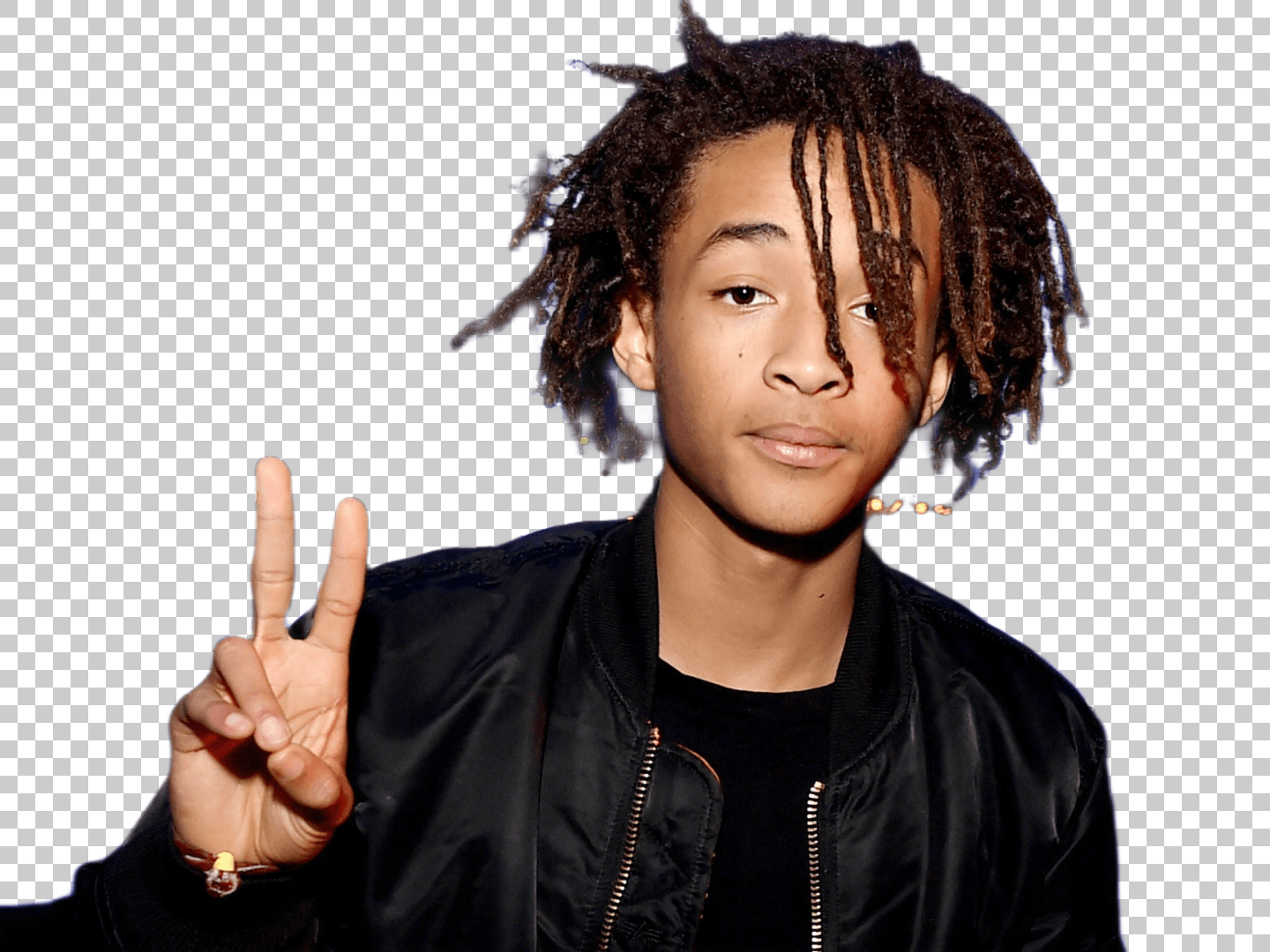 Jaden Smith American rapper and actor hair style