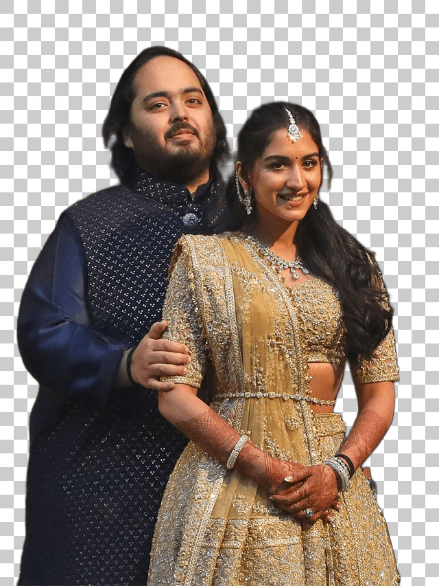 Radhika and Anant Ambani